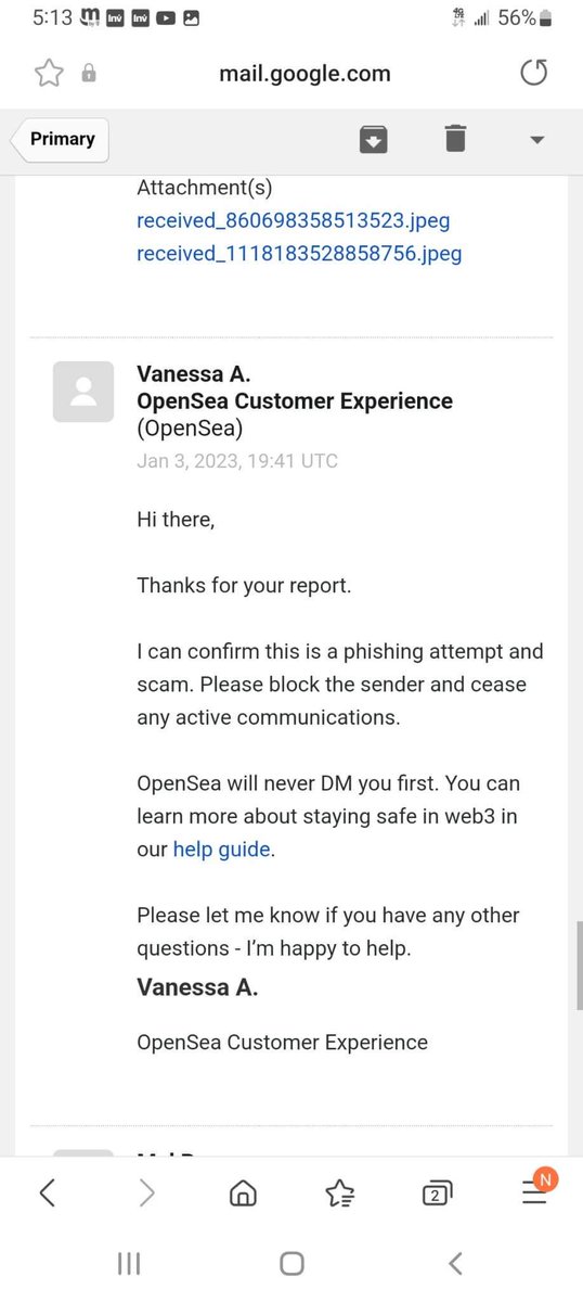 JoshHar54365470's tweet photo. @VirgSquidward 
 
SCAMMER 

Tried to scam me on my first collection 

Stuff you learn on your first nft sell
Heartbreaking 
Team Josh will prevail 

#nft #NFTcollections #NFTCommuntiy 
#art #OpenSeaNFT #opensea #discord https://t.co/rFSQjQqXWg