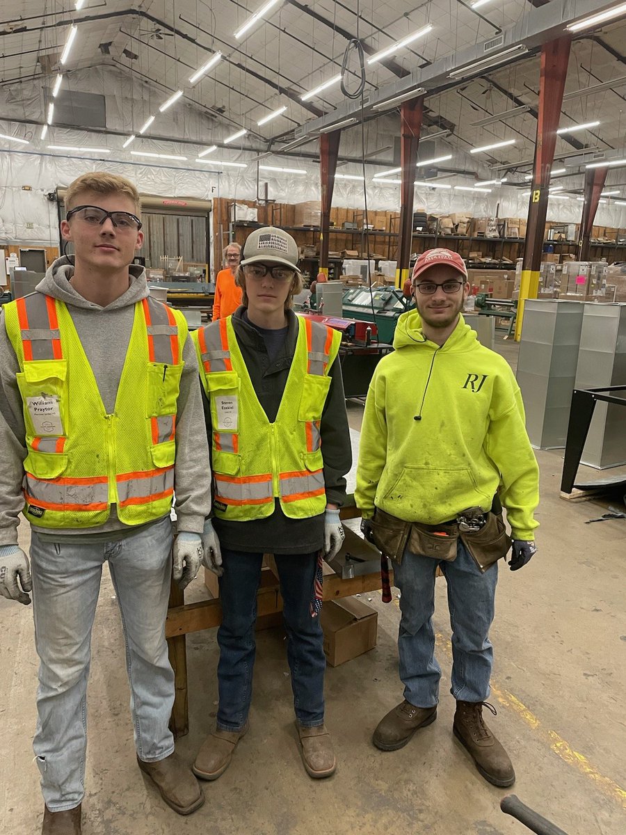 Academy of Craft Training (ACT) Birmingham (@acadcrafttrain) on Twitter photo Will Praytor and Steven Ezekiel worked a paid internship over the break. They worked closely with ACT ALUM, Ryan McIntyre. Thankful to Ryan and the crew at Mechanical.
<a href="/MJHSbluedevils/">Mortimer Jordan HS</a> <a href="/JEFCOED/">Jefferson County Schools</a> <a href="/JEFCOCareerTech/">JEFCOED Career Tech</a> <a href="/LHSGreenwave/">Leeds High School</a> <a href="/GreenwaveLife/">Leeds City Schools</a> Will Praytor and Steven Ezekiel worked a paid internship over the break. They worked closely with ACT ALUM, Ryan McIntyre. Thankful to Ryan and the crew at Mechanical.
<a href="/MJHSbluedevils/">Mortimer Jordan HS</a> <a href="/JEFCOED/">Jefferson County Schools</a> <a href="/JEFCOCareerTech/">JEFCOED Career Tech</a> <a href="/LHSGreenwave/">Leeds High School</a> <a href="/GreenwaveLife/">Leeds City Schools</a>