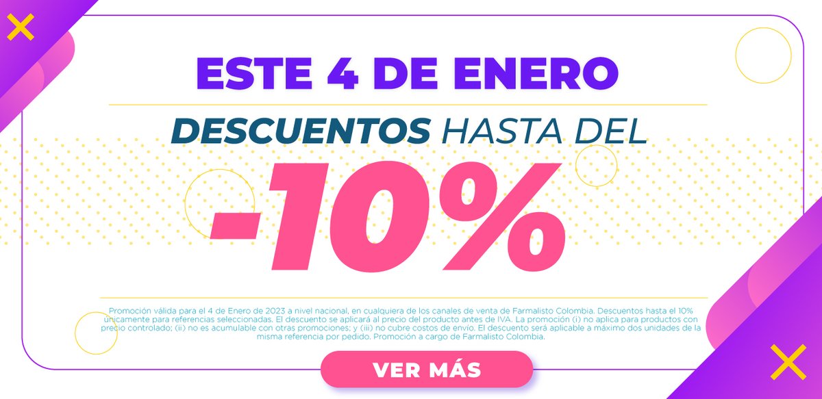 Los reyes se adelantaron par darte
buenos descuentos en el cuidado de tu salud
🛒Encuentra lo que buscas en 👉 farmalisto.com.co
Aplican T&amp;C

#Farmalisto #Descuentosimperdibles #Promociones
#Aprovecha #EnFarmalistoLoTienesTodo
#Medicamentos #Medicamentosespecializados