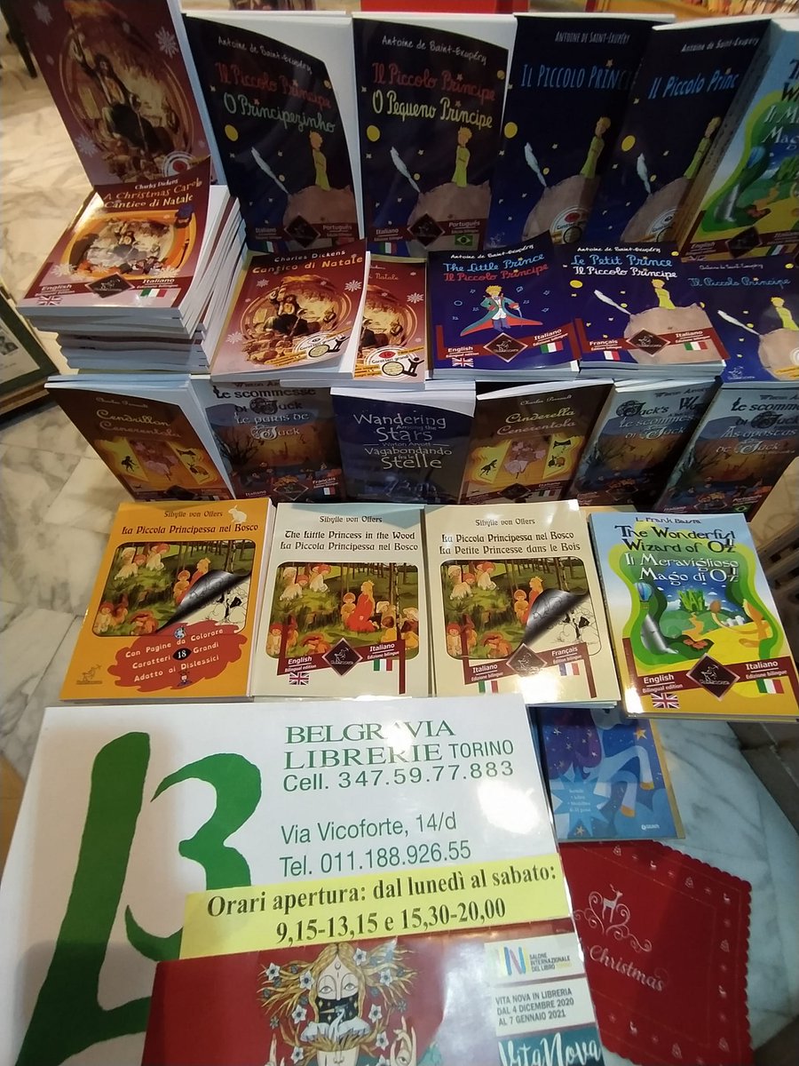 KentauronS's tweet photo. *Buon anno a tutti e buone letture*

Grazie a @BELGRAVICO per aver esposto in vetrina le nostre pubblicazioni.

Se cercate i nostri libri nelle librerie della vostra città e non li trovate, scriveteci.

#libri #libribilingui #libro #leggere #kentauron #testoafronte #BuonAnno https://t.co/HNpEUImKvo