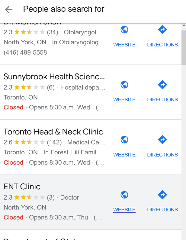 dharm_jain's tweet photo. ENT Clinics in Toronto

The patients have generally rated most of these clinics at 2.3 - 2.6.

Is this not a shame for College of Otolaryngology? https://t.co/wHRFTumpEt