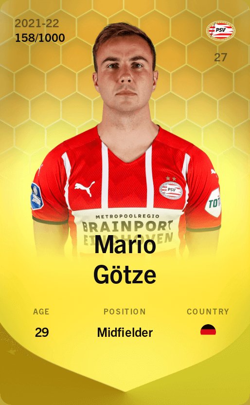 Won 100 #sorare rewards (custom series excluded), so it is time to do a giveaway. Giving away two of my favorite players who have played at PSV last years. 

✅️RT &amp; ❤
✅️Follow <a href="/kev_indo10/">kev-indo ✈️🏨 (Buying Sorare cards/bundles)</a> 

#Sorare #SorareNBA #soraregiveways #NFT #NFTGiveaways #psv #Crypto #eredivisie