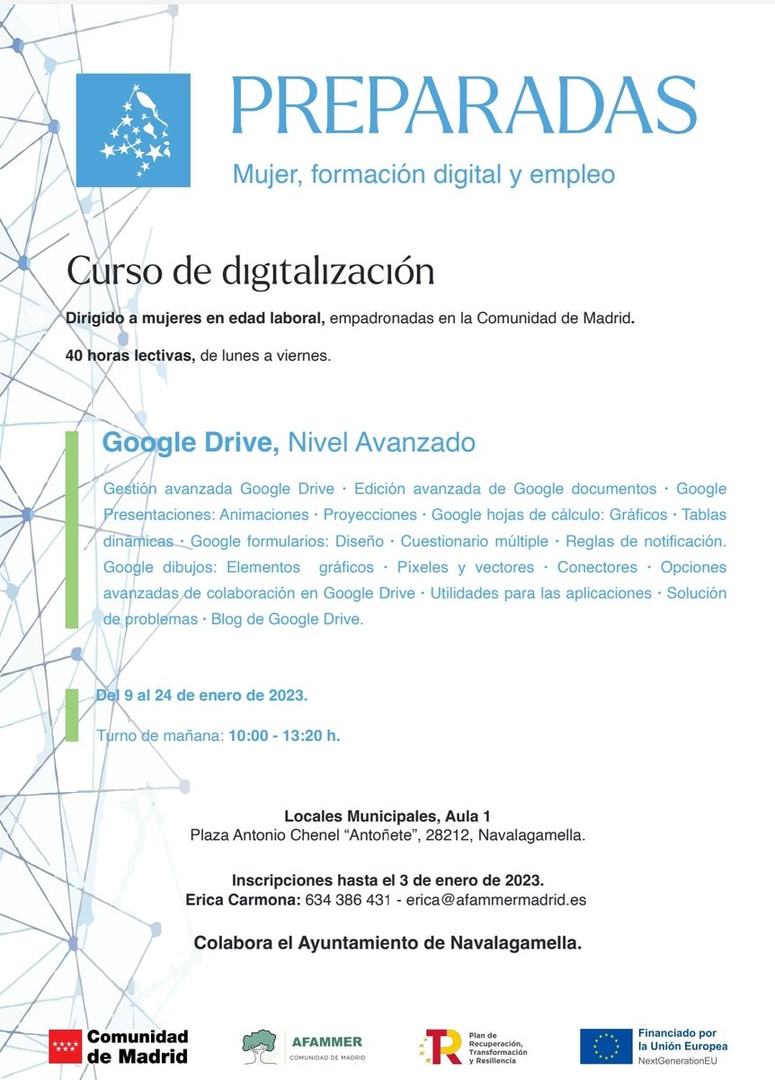 AFAMMER Comunidad de Madrid tweet media