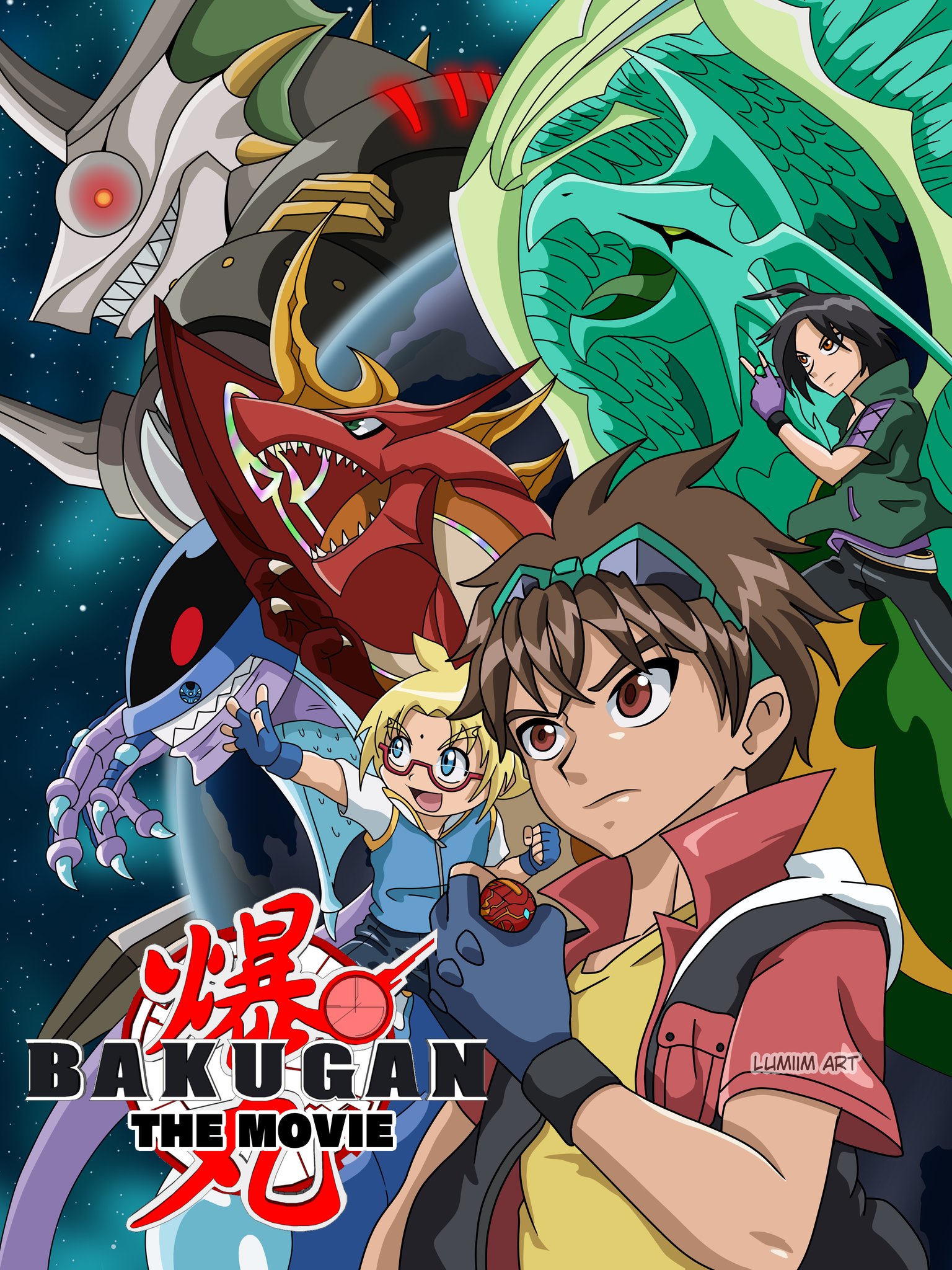 Lumiim Art on X: having made this fanart made my inner child happy. I  always imagined a bakugan movie haha. I share my happiness 🥰 (soon more  arts from MHA) #anime #Fanarts #