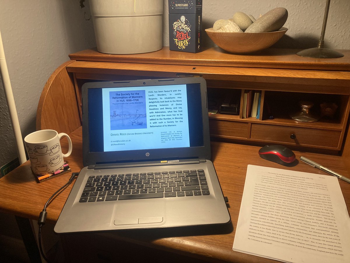 Final touches to my paper for @BSECS on Thursday - talking sex, swearing, and vice in Hull at the turn of the C18th - looking forward to seeing everyone who braves the stricken routes into Oxford.