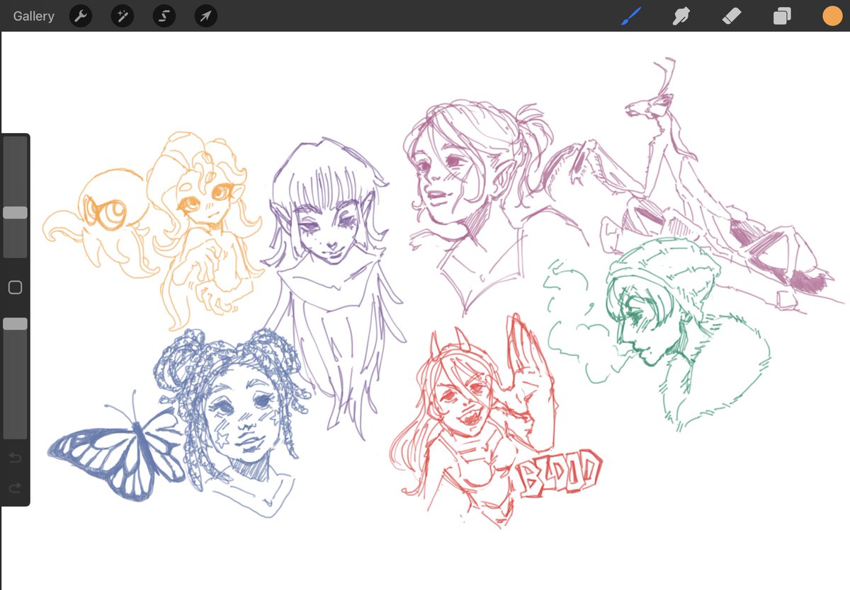 PineySOP's tweet photo. Desperately trying to shake off art block https://t.co/4x9VpKHXnx
