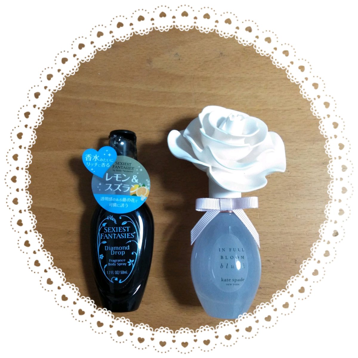GydkrbNCALVXihR's tweet photo. 香水福が届いた☺️
kate spade NEW YORKの香水とボディースプレーが入ってました✨
ケイトスペードの香水は、蓋の部分が花で可愛いし、匂いも良いから気に入りました
 # 香水福袋
 #ケイトスペード https://t.co/JOst4IWzIS