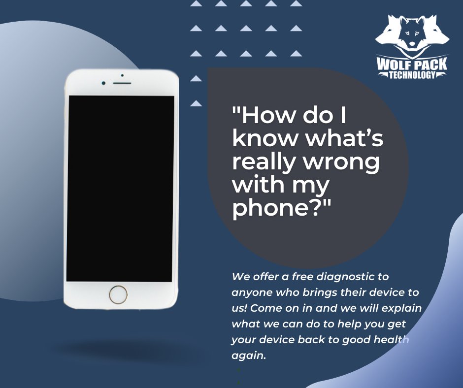 WolfPackTechno's tweet image. Come on in and we will explain what we can do to help you get your device back to good health again. 

#wolfpacktechnology #techteam #techhub #phonerepair #cellphone #crackedscreen #devicerepair