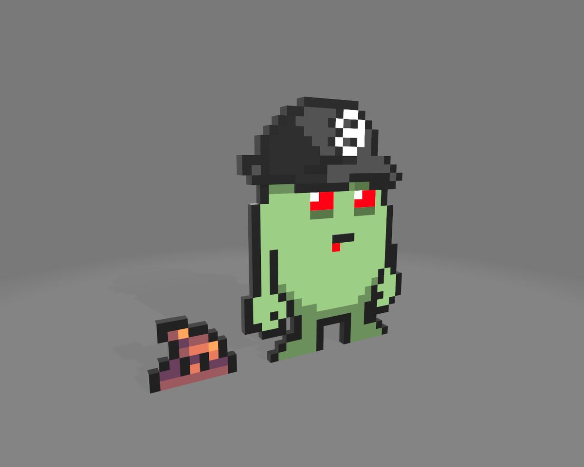 3DPixelNFT's tweet photo. @Memeland I'm recreating Potatoz in 3D, so you can show them wherever you want, as for example oncyber which is a metaverse that is mainly used as a gallery. If you want me to recreate yours, get in contact with me :) https://t.co/hqEouFPq4h