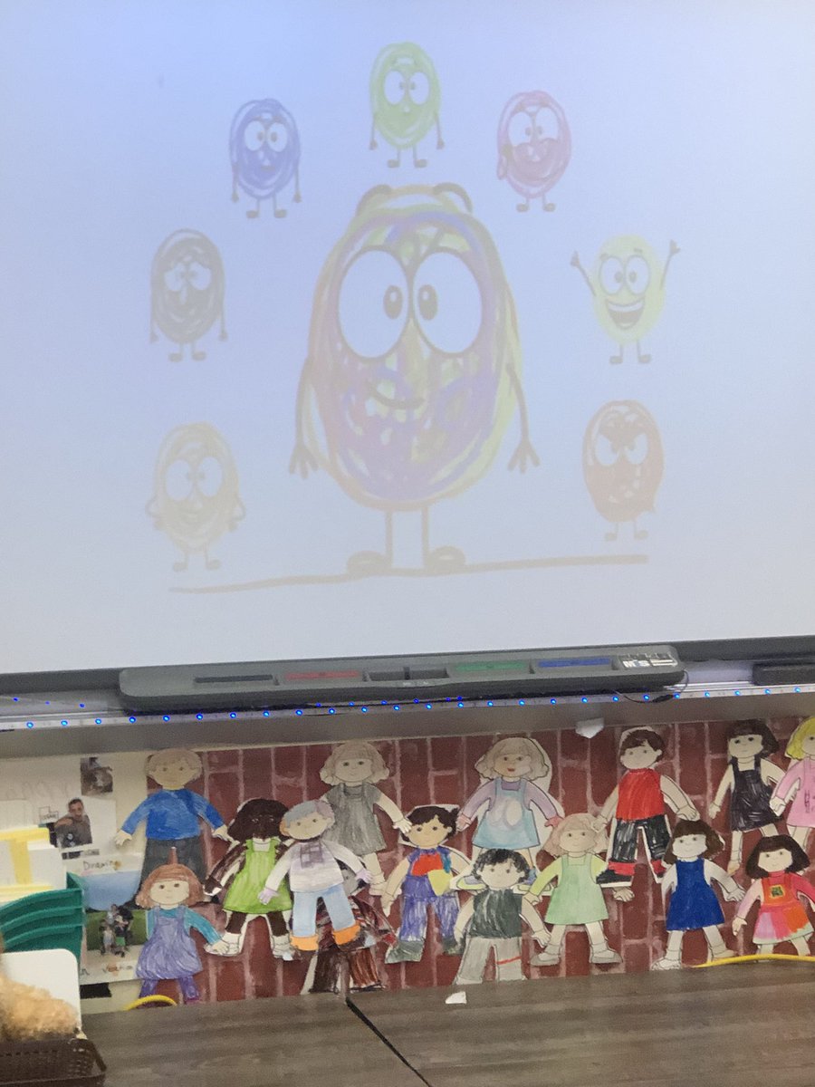 LVEHoffman's tweet photo. An exciting journey we are embarking on together in first grade #aspotoffeelings kicks off today as we learn about our emotions and developing and strengthening our social/emotional health. #plushies #scribblespot. #lvebelongs https://t.co/4YHDA1VSCm