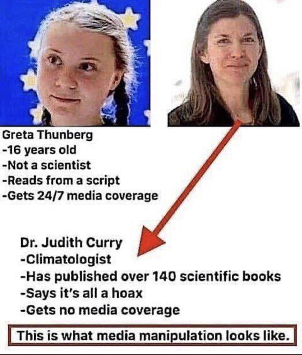 Mj56977327's tweet photo. @ShannenJPEG @GretaThunberg @elonmusk @sneako @Cobratate @LayahHeilpern @JPEGculture @hodgetwins most definitely... but make sure to invite Dr. Judith Curry as well. 👍
#bothsidesofthestory https://t.co/XStA3Dloj4