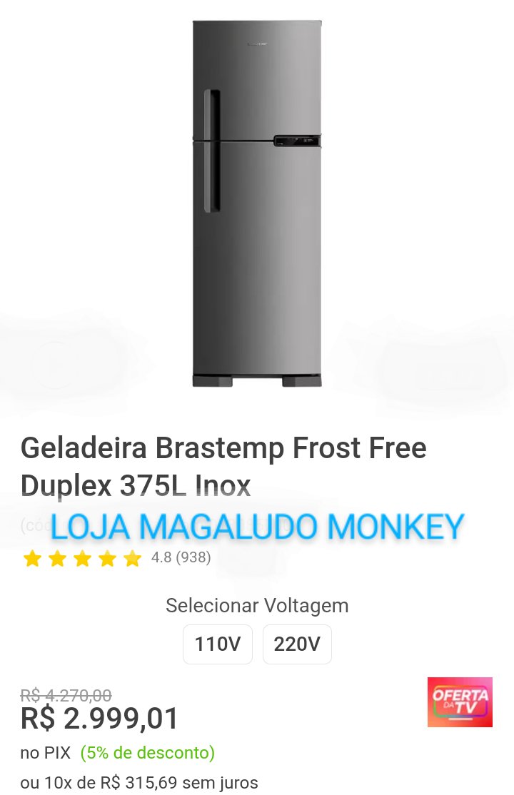 MMktuff's tweet image. Baixou Geral veja esse #frostfree 
magazinevoce.com.br/magazinemagalu…