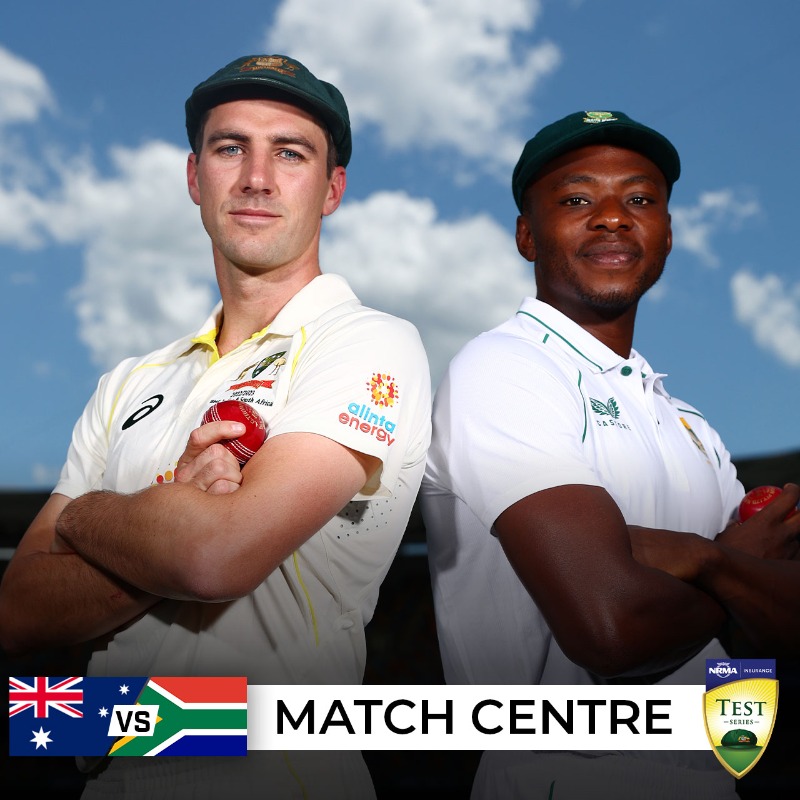 cricketcomau's tweet photo. Lunch to be taken at 12:30pm local. 

A further pitch inspection to be held at 12:45pm #AUSvSA