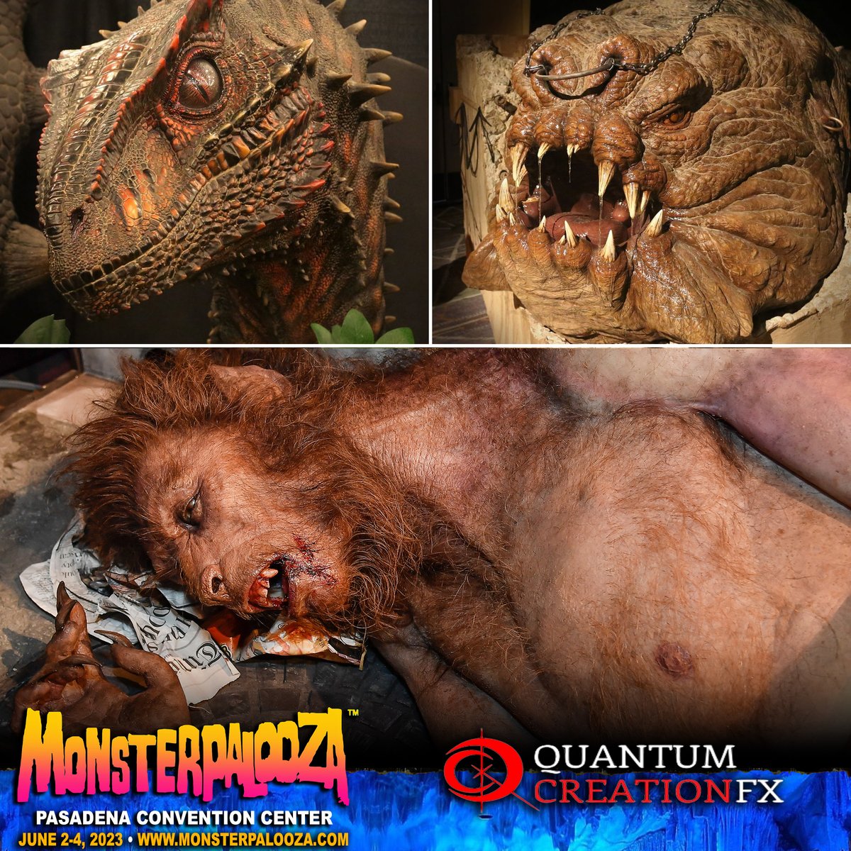 MONSTERPALOOZA1's tweet photo. #WATCHMEN, #TRON, #SUCKERPUNCH, #IAMLEGEND… #QuantumCreationFX creates #costumes & special effects with efficiency, precision and innovation by teams of award winning artists.
See QUANTUM CREATION FX at #Monsterpalooza JUNE 2-4!
For tickets ➨ https://t.co/OqX93U3llo https://t.co/XHZaLyzJh6