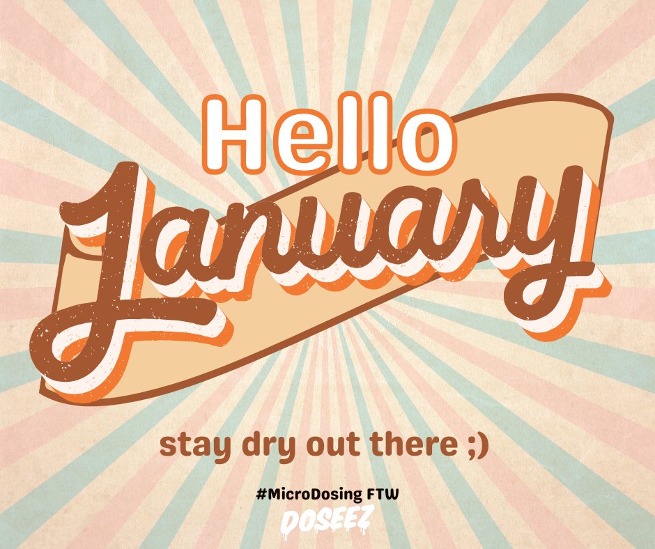 Dry January is a great opportunity to reassess our relationship with alcohol and to focus on self-care and personal growth. 

Here's to a month of focus and good health. 

Stay Dry out there ;) 
___
#DryJanuary #MicroDosing #Tincture #Delta8
#MyDoseez #Doseez #MakeItADoseezDay!