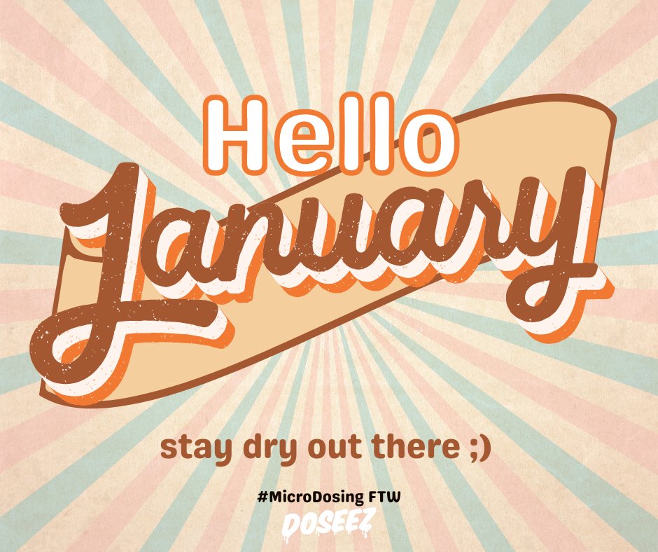 MyDoseez's tweet photo. Dry January is a great opportunity to reassess our relationship with alcohol and to focus on self-care and personal growth.
Here's to a month of focus and good health.
Stay Dry out there ;)
___
#DryJanuary #MicroDosing #Tincture #Delta8
#MyDoseez #Doseez #MakeItADoseezDay! https://t.co/aExw18dQn6