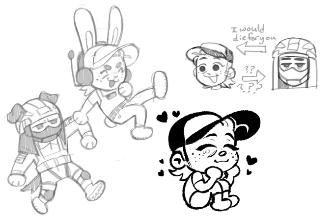 i have to draw them before work or else im depressed #codoc 