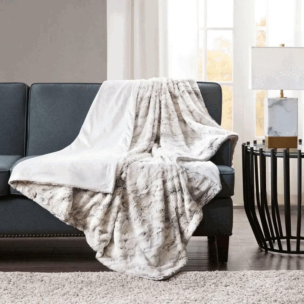 Luxury Marbled Throw Blanket- Artisan Decorator Throw Blanket in Neutral Home Decor Living Room Blanket etsy.me/3LZNNGD #Etsy #ArtisanPureSkinCare #LuxuryThrowBlanket