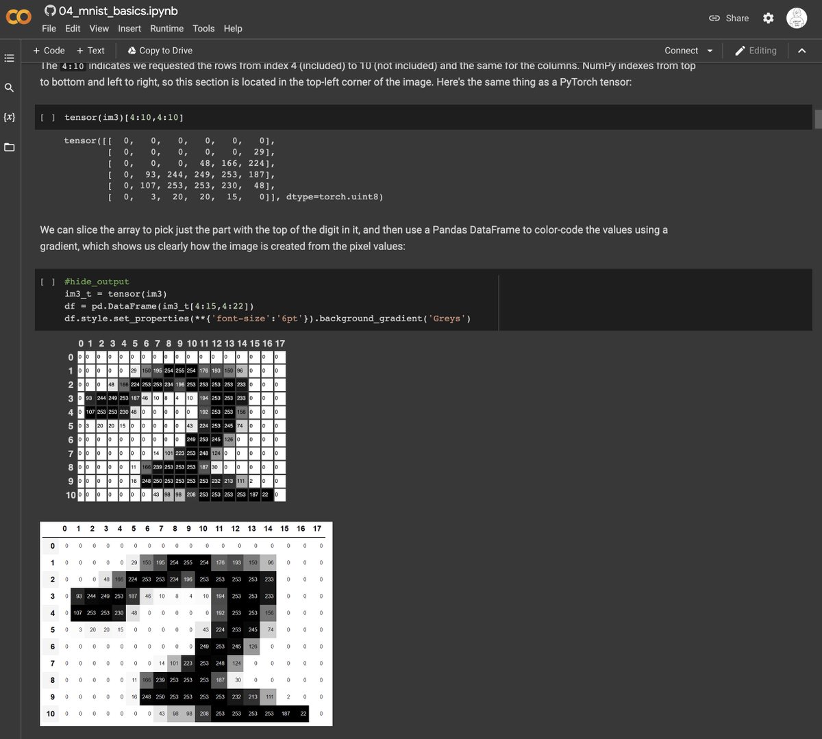 介绍深度学习、fast.ai、PyTorch 的互动式 Jupyter Notebook

一共 20 个章节，每个章节都包含对应算法的介绍 &amp; 示例代码，可以直接在 Google Colab 上运行并查看结果。

GitHub 地址 👇
github.com/fastai/fastbook
