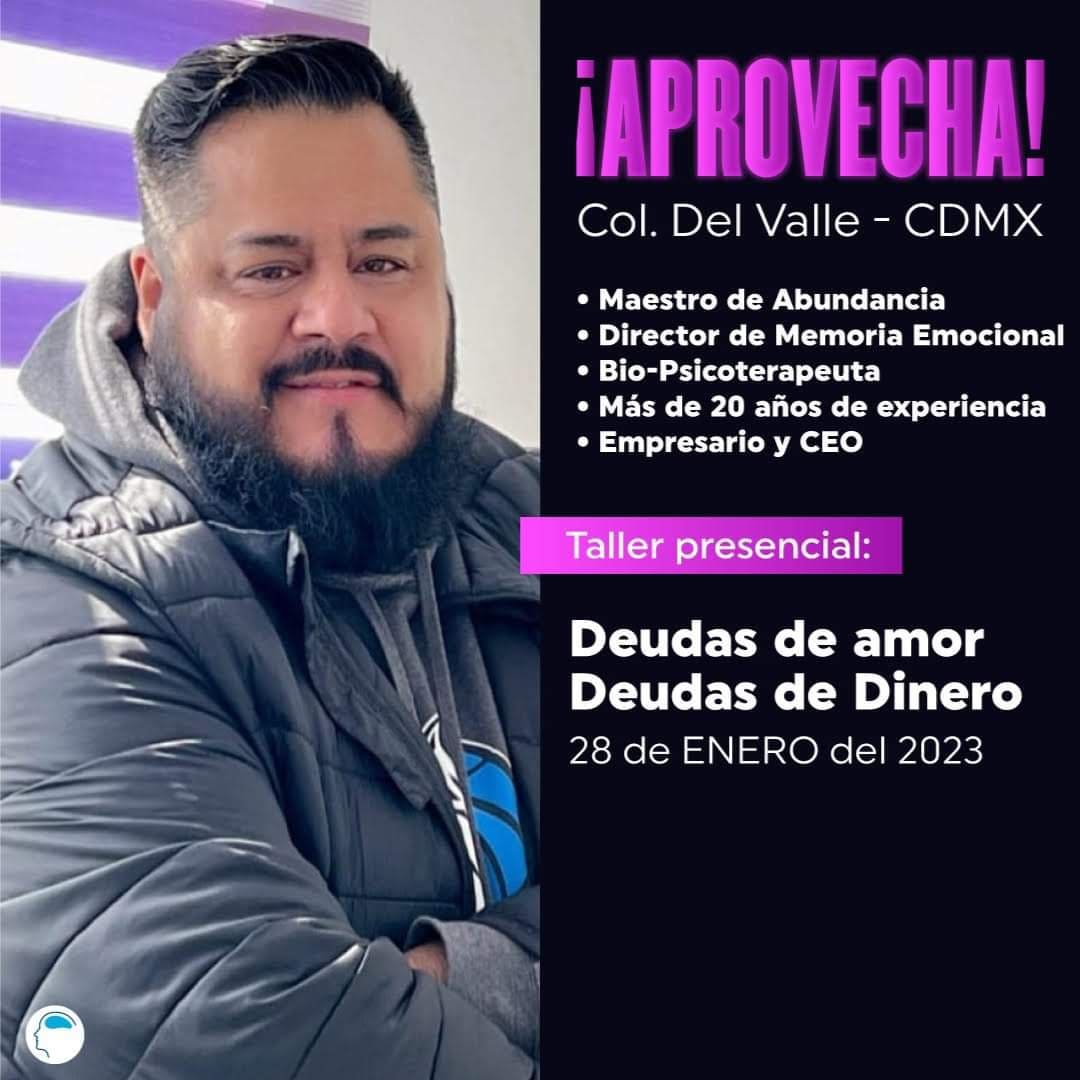 MeEmocional's tweet photo. Comunícate al único y exclusivo 
Taller REAL para romper carencias y salir de siempre lo mismo  https://t.co/4dN2pBw3wQ https://t.co/ZrdZmDlpqa