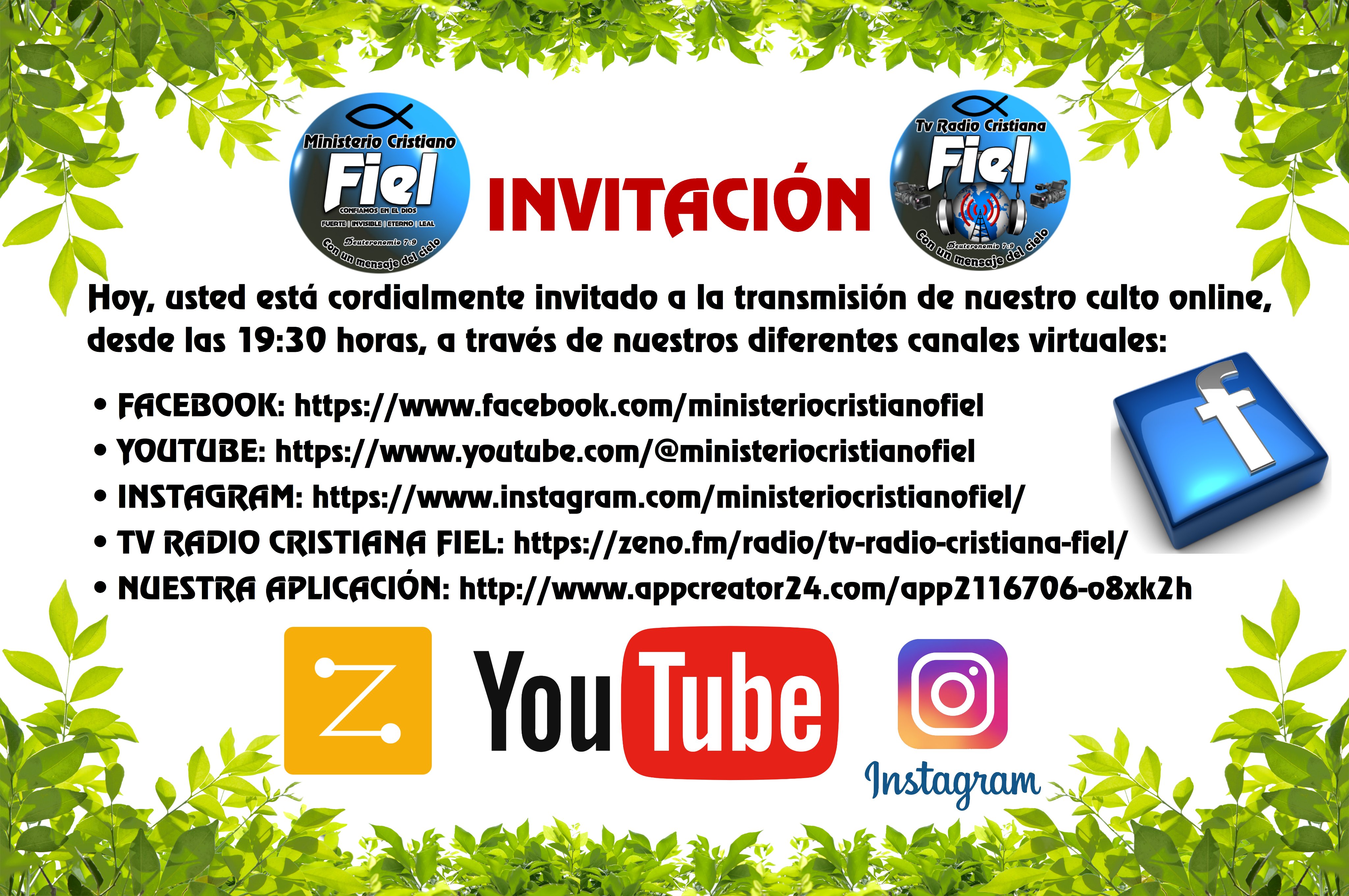 Tv Radio Cristiana Fiel (tvradiofiel) / Twitter
