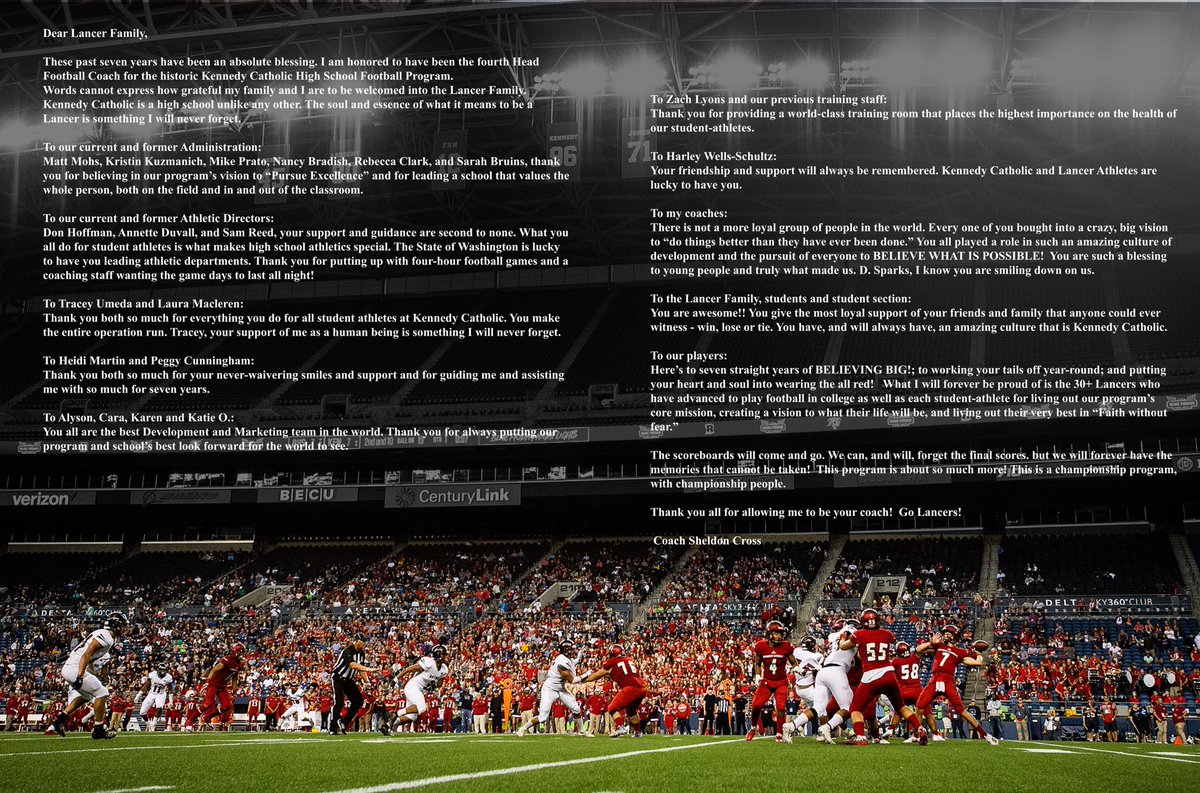 Thank You Lancer Nation,