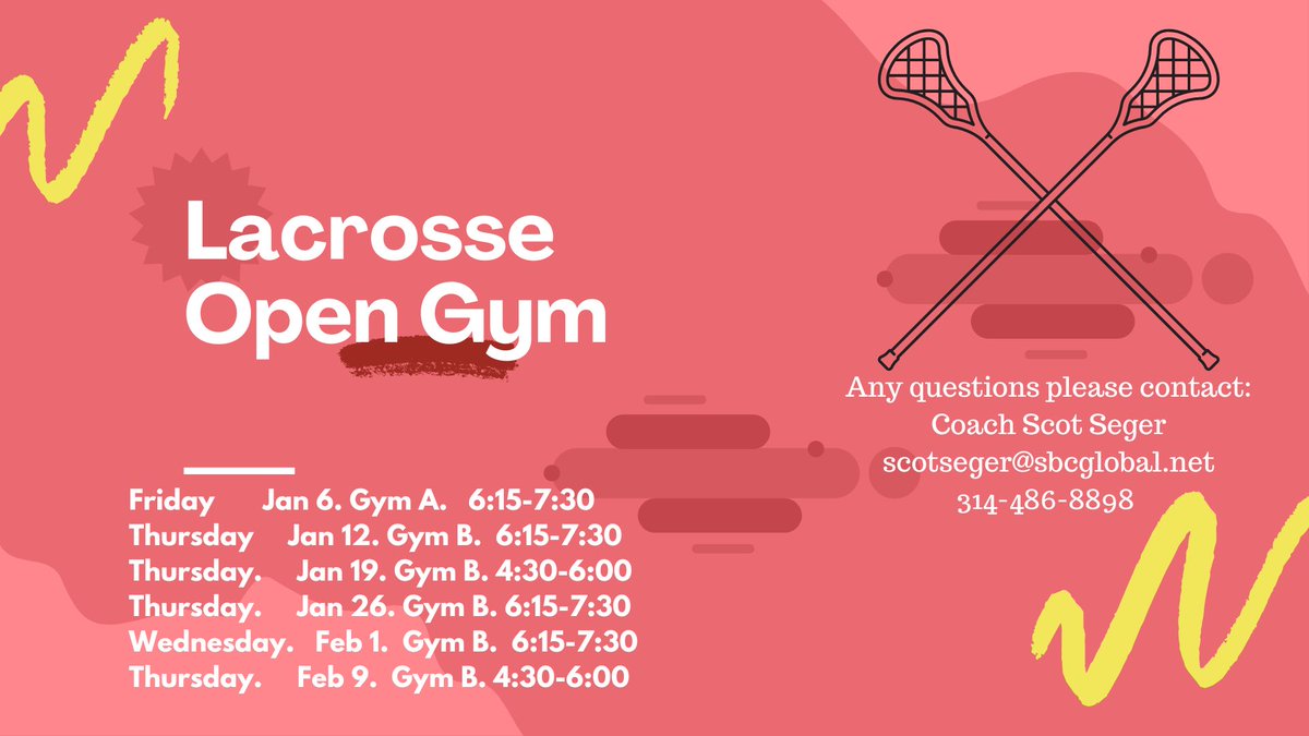 Oakville &amp; Mehlville High School Girls... The journey starts on January 6th.  "I'd rather regret the risks that didn't work out than the chances I didn't take at all" - Simone Biles  #stllax <a href="/OHS_Tigers/">Oakville High School</a> <a href="/Mehlville_HS/">Mehlville High School</a> <a href="/Team_Mehlville/">Mehlville Athletics</a> <a href="/oakville/">Oakville.com</a> @ThePatMcKelvey