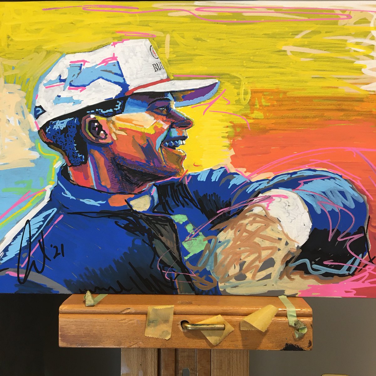 Jonnyspa27's tweet photo. HAPPY BIRTHDAY @WillyRibbs 
#uppity
#hbd 
#legend 
#willyt
#originalart https://t.co/Dn7xZ8zr4U