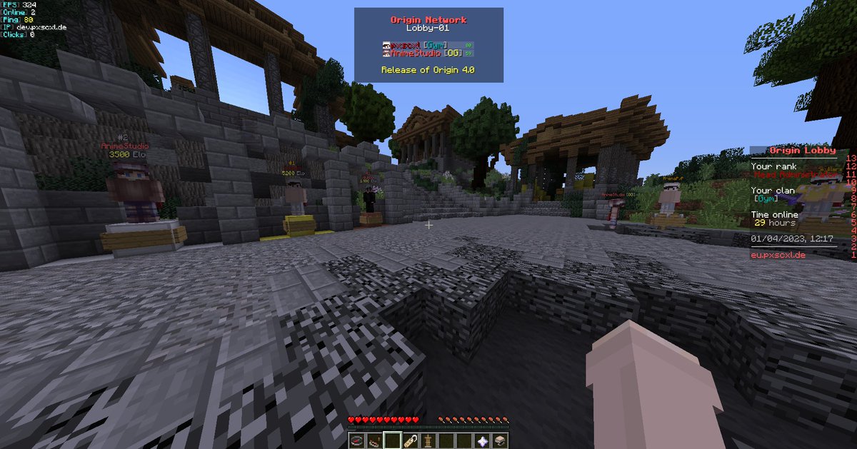 thepxscxl's tweet image. The Origin 4.0 👀
➥ Pre-Access soon (dev.pxscxl.de) ➡️ DM

(+) Socials 
(+) Global Leaderboards
(+) ArenaPvP, SG etc. (5+)
(+) Custom tablists
...and much more

Stay tuned and be ready for the 4.0 🚀