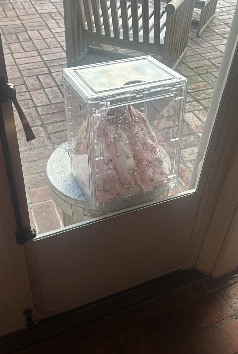 leah119's tweet photo. House sitting for my parents and this like collectors edition @Barbie was left outside the door w no explanation so I am in a panic. Stay tuned for updates on #barbiegate https://t.co/j5UmDVyNAV