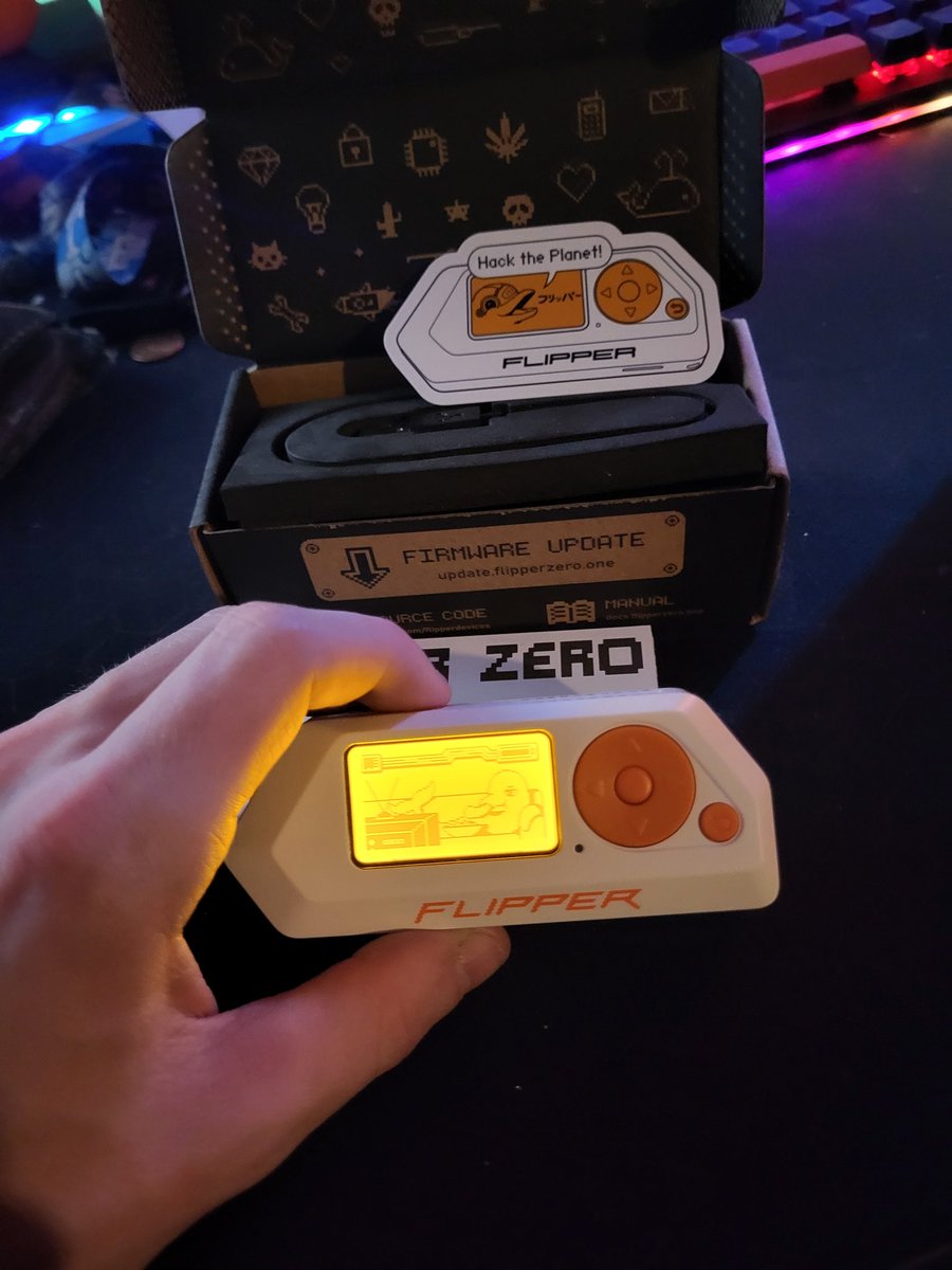 RenzakuVR's tweet photo. Just got my flipper super excited to start playin with it! @flipper_net https://t.co/GJ1dzFl3JT