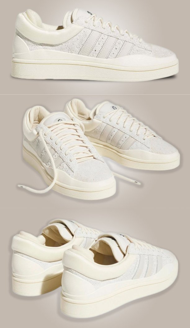 adidas gazelle silver green womens adidas Men's Originals Campus 00s, Wonder Cloud White Gum / 10 main image 1