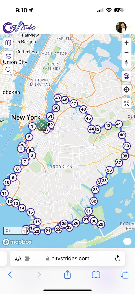 CityStrides tweet media