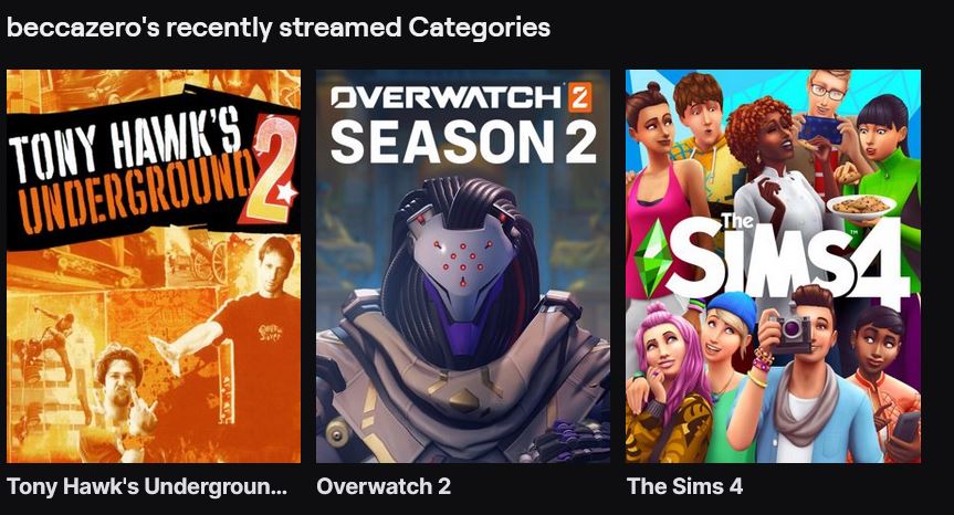beccazero's tweet photo. I'll say that's a variety line-up ๐
thanks to everyone who chilled while I played #THUG2 on the ol' #PS2 ๐ All being well, I'll be back on Thursday with some #100babychallenge ๐ We passed the love to @PugownedS ๐ #twitch #TwitchStreamers https://t.co/xcLimeMHJy