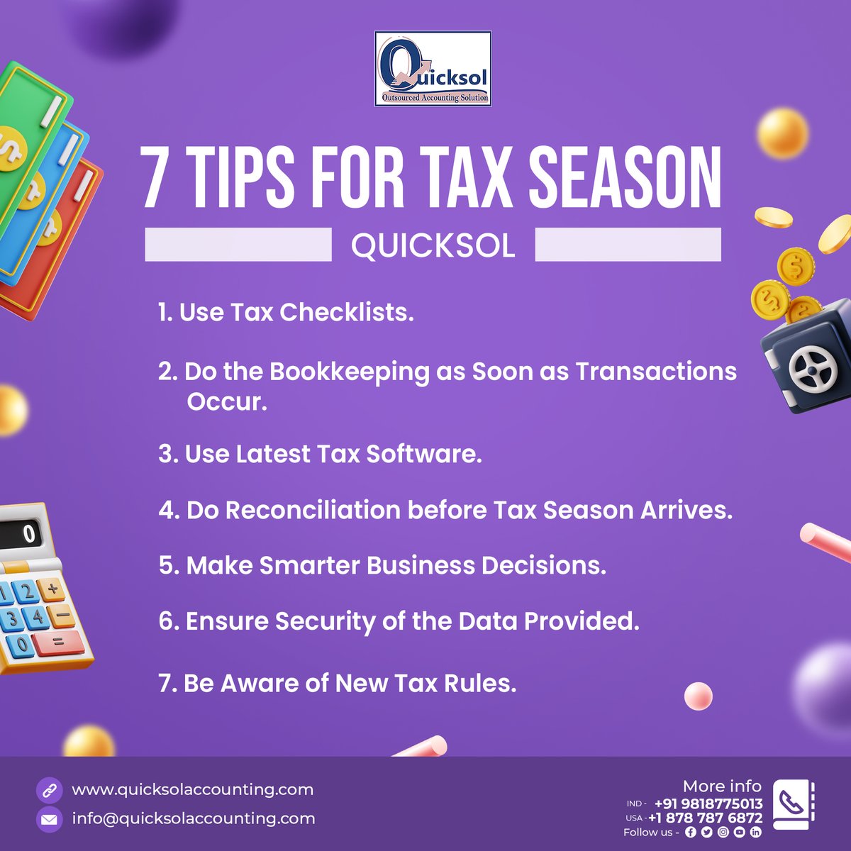 7 Tips to get you through Tax Season

#customerservice#investingtips #bookkeeper #onlinebookkeeping #lgbtowned #minorityowned #bookkeeping #accountant #accounting #smallbusiness #bookkeepingservices #entrepreneurship #taxseason #business #smallbusinessowner #taxes #finance