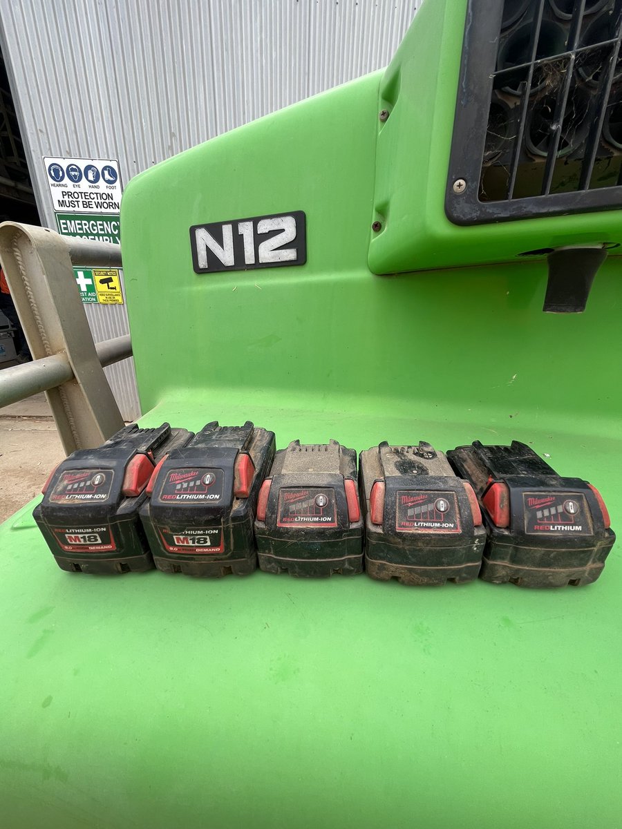 Power tool guru’s - our Milwaukee battery’s are 1by1 all starting to kark it, red and green flashing light and not taking charge… is there any way of diagnosing what’s wrong and fixing them or are they just a throw away job and spend another $180 per battery ?? 🤦🏼‍♂️🤦🏼‍♂️