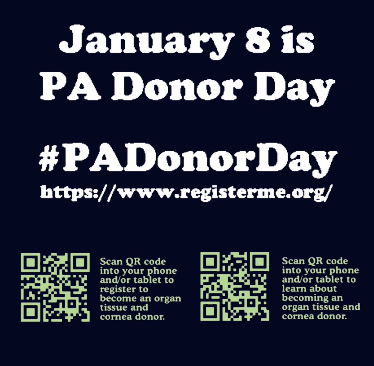 jessm227's tweet image. My #DonateLife themed #BlueandGreen @EatnPark #SmileyCookie sticker! Perfect for #PADonorDay (January 8). The clipart features 2 cookies: 1 with blue on green the other green on blue.

Included QR code sticker to register or get more info for organ donation.

Enjoy the sticker!