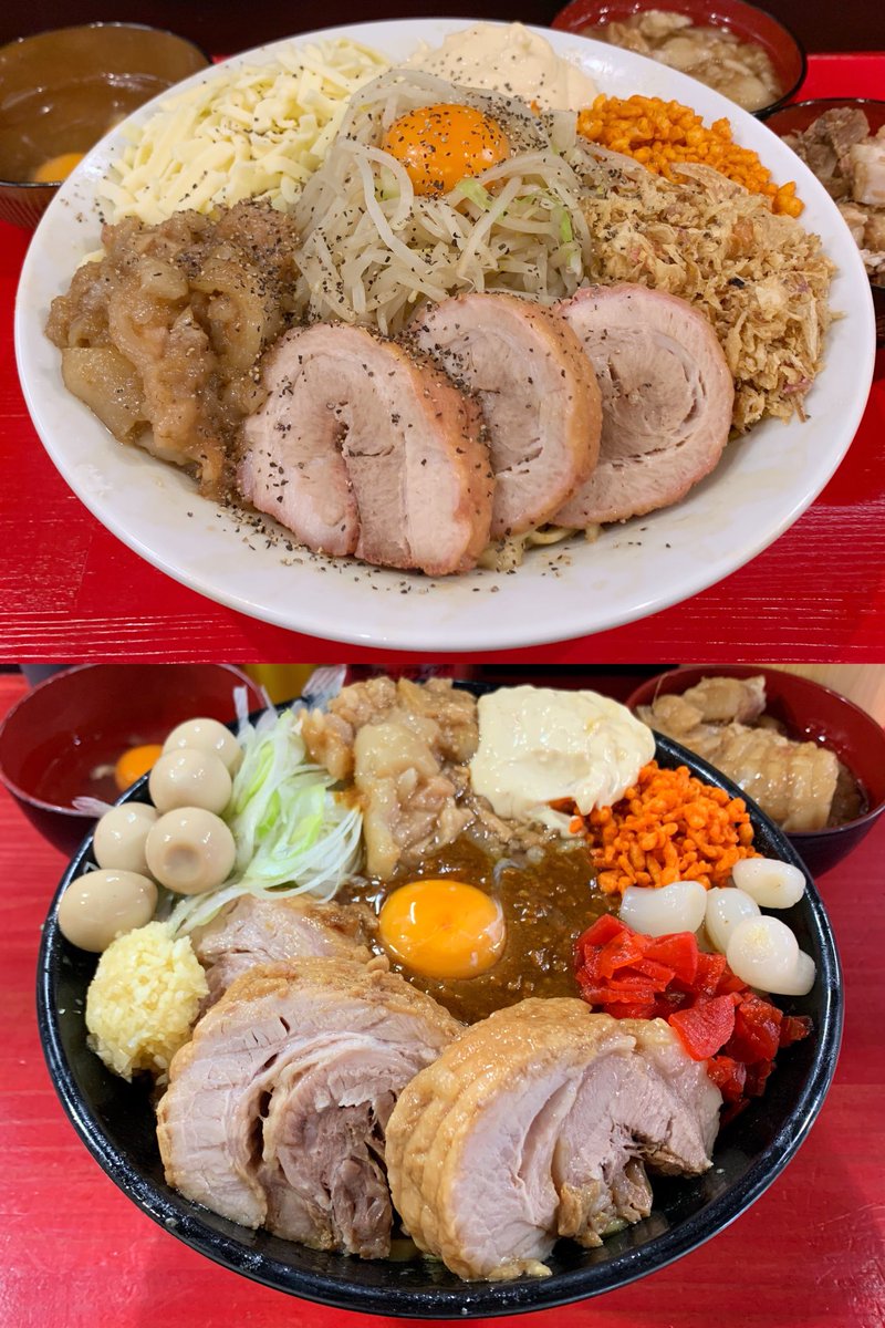 0OmenO0's tweet photo. 🦅ラーメン鷹の目 各店舗1月限定🦅

本店(1/5〜)
【味噌バターコーン】
蒲田店(1/4〜)
【ラ・トマティーナ】
川口店(1/4〜)
【汁なし】
大宮店(1/10〜)
【鷹の目咖喱】
北千住店(1/4〜)
【ニボニボまぜそば】
明大前店(1/12〜)
【濃厚海老つけ麺】

今年また一年よろしくお願いします https://t.co/TfGSxlTTMl