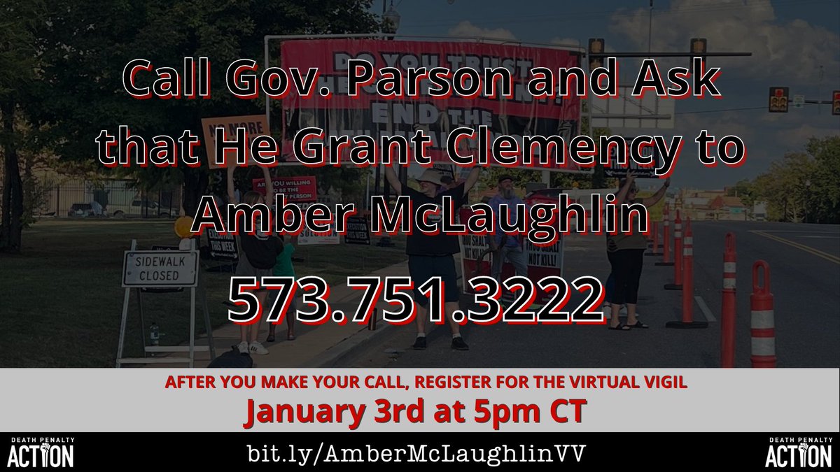 OneVenusThrow's tweet photo. #ClemencyForAmber #AmberMcLaughlin
@GovParsonMO PLEASE HAVE MERCY!!
PLEASE STOP THIS EXECUTION!!
Do the right thing! Commute the sentence of #AmberMcLaughlin !! ๐๐๐๐๐ https://t.co/2rXf6eFkAp