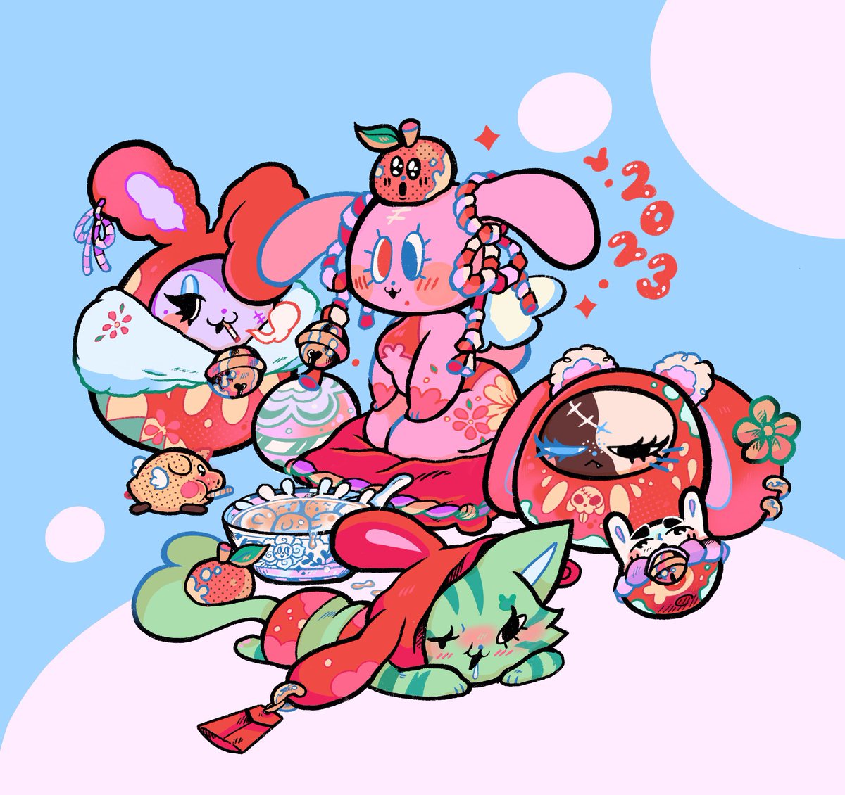 P1BM0's tweet image. it’s her year! 🐰💫