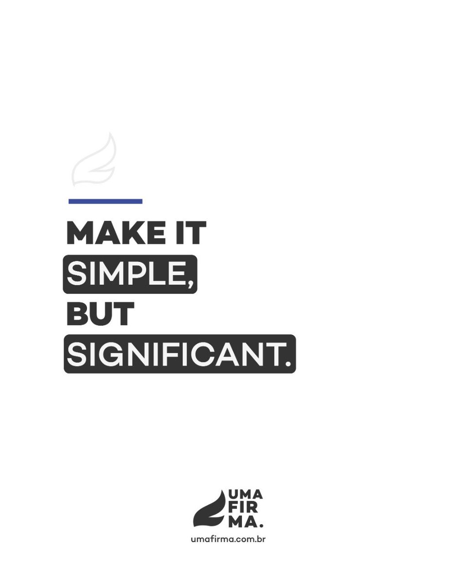 Simplifique. 
Signifique.
Simples assim.

#umafirma #marketingdigital  #makesimple #makebetter #makeconscious #façasimples #façamelhor #façaconsciente #marketingdigitalbrasil #marketingdigitalconsciente #marketingconsciente #negociosconscientes