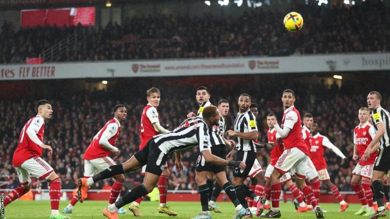 BoonaFm's tweet photo. FT: Arsenal 0- 0 Newcastle United.
Newcastle United frustrated Premier League leaders Arsenal to earn a point with a dogged display at Emirates Stadium. #Arsvsnew #BoonaFmSports https://t.co/2rLsnv9imp