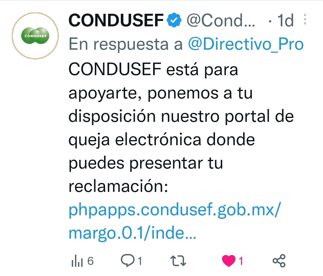 Directivo_Pro's tweet photo. Gracias @CondusefMX empezamos proceso en contra de @BBVA_Mex por no dar solución, teniendo yo los evidencias de que la practicaja se quedó con mi dinero https://t.co/QaYsvZvYOO