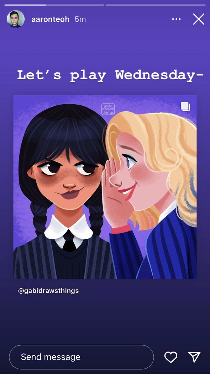 wickedupdate's tweet photo. Aaron Teoh (Avaric) via Instagram Stories. 💚💓 https://t.co/88Cdu5E3sy