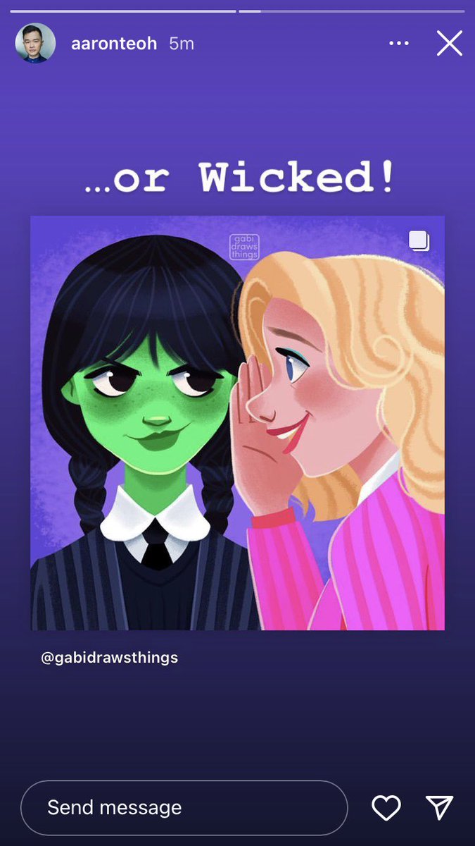 wickedupdate's tweet photo. Aaron Teoh (Avaric) via Instagram Stories. 💚💓 https://t.co/88Cdu5E3sy