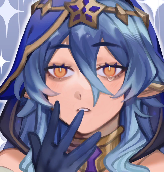 A quick drawing I did of layla #原神 #GenshinImpact 