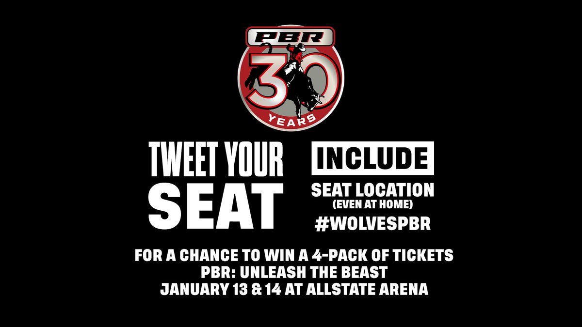 Chicago_Wolves's tweet photo. In case we've missed you the last few games, just reminding you to Tweet Your Seat using the hashtag #WolvesPBR for a chance to win four tickets to @PBR's Unleash the Beast Tour at Allstate Arena on Jan. 13 & 14🤠 https://t.co/s1LolAVYpa