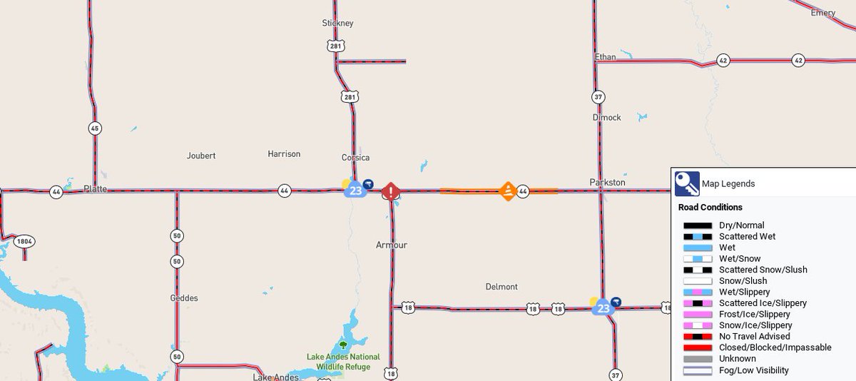 KELOLAND Weather on Twitter "Even where roads aren't closed, we have less than ideal conditions