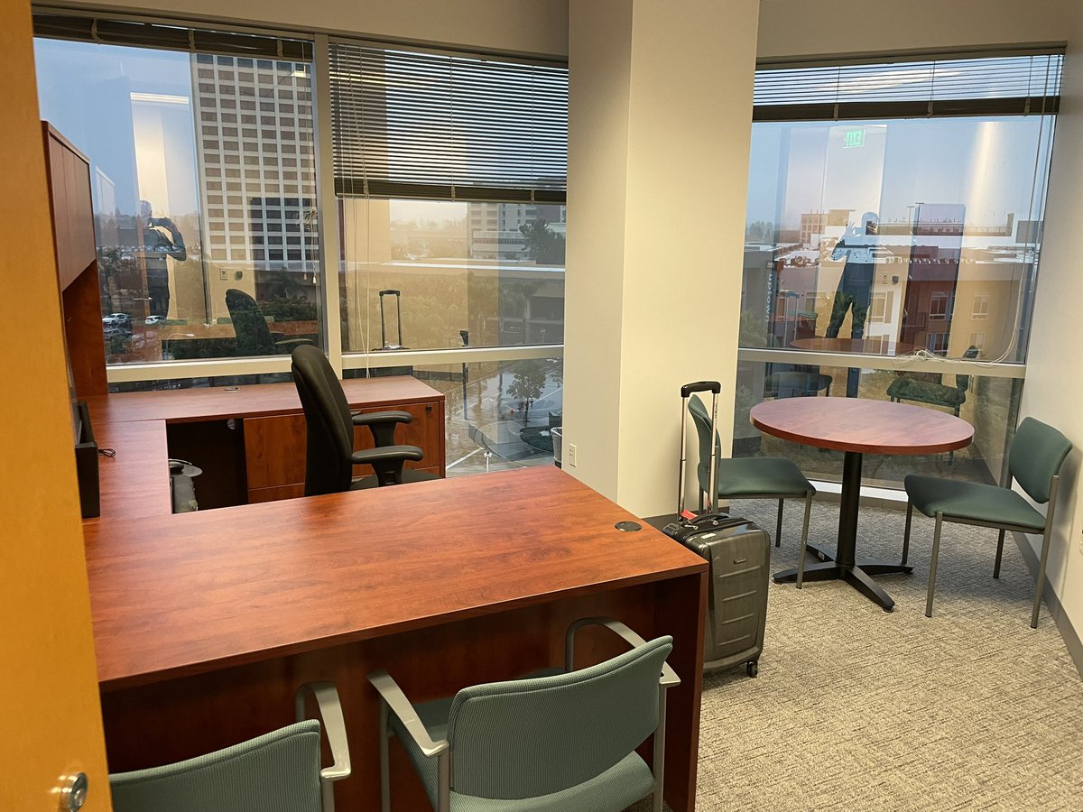 After 20 years a corner office with windows! Excited to start a new chapter as Chief of PCCM at UC Irvine!