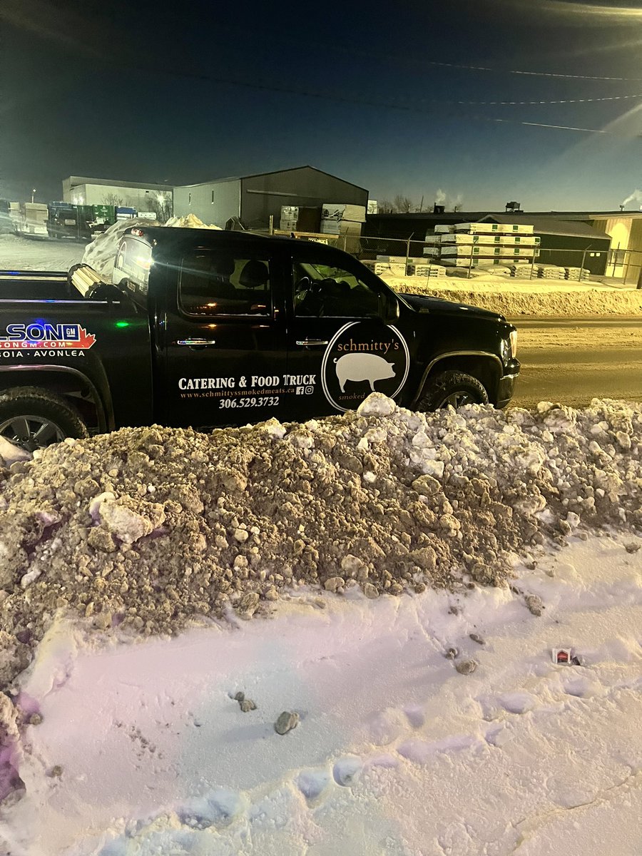 It’s pretty hard to run a storefront <a href="/CityofRegina/">City of Regina</a> when customers risk their lives parking on Dewdney ave and climbing the ice mountain you left me a few weeks ago